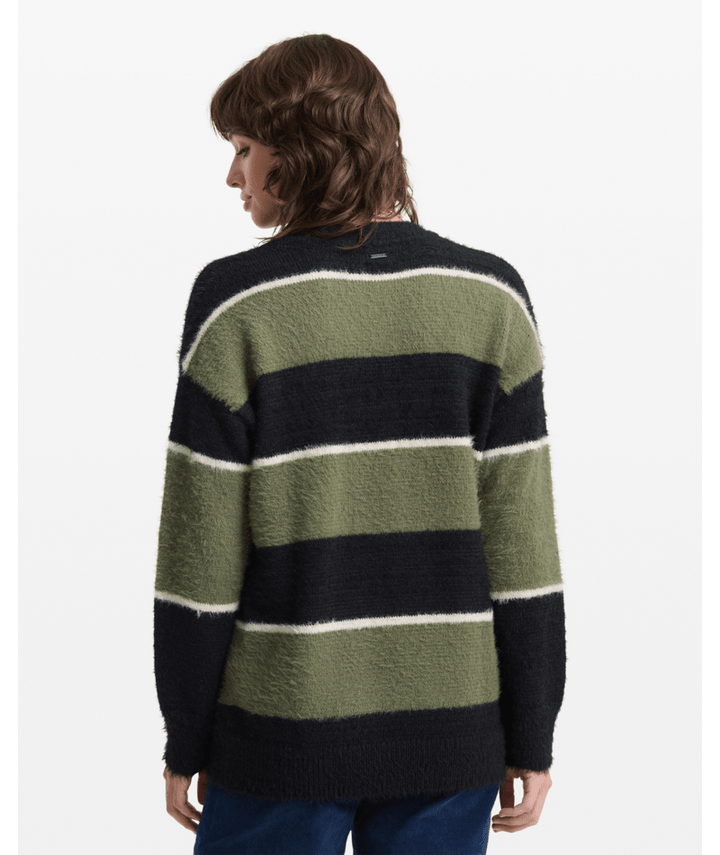 Volcom Sk8 Jam Sweater (Womens) | Moss Stone