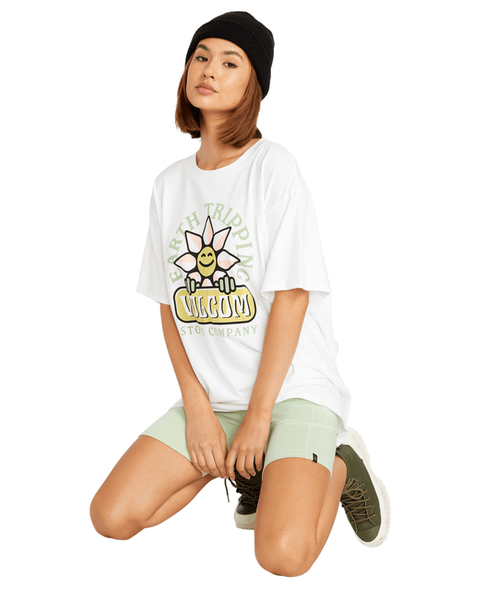 Volcom Womens Lived In Bike Short | Sage