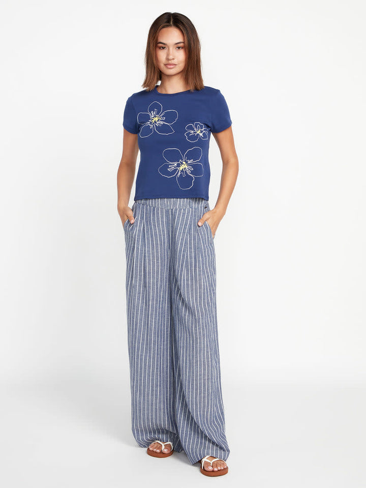 Volcom Coco Ho Trouser Pant (Womens) | Navy