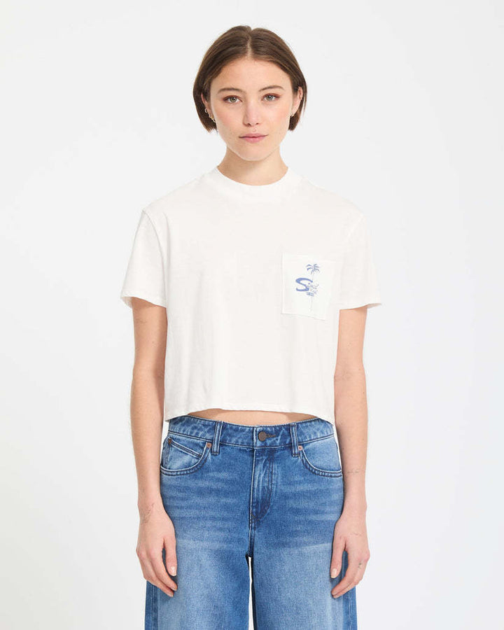Volcom Pocket Dial Tee (Women&