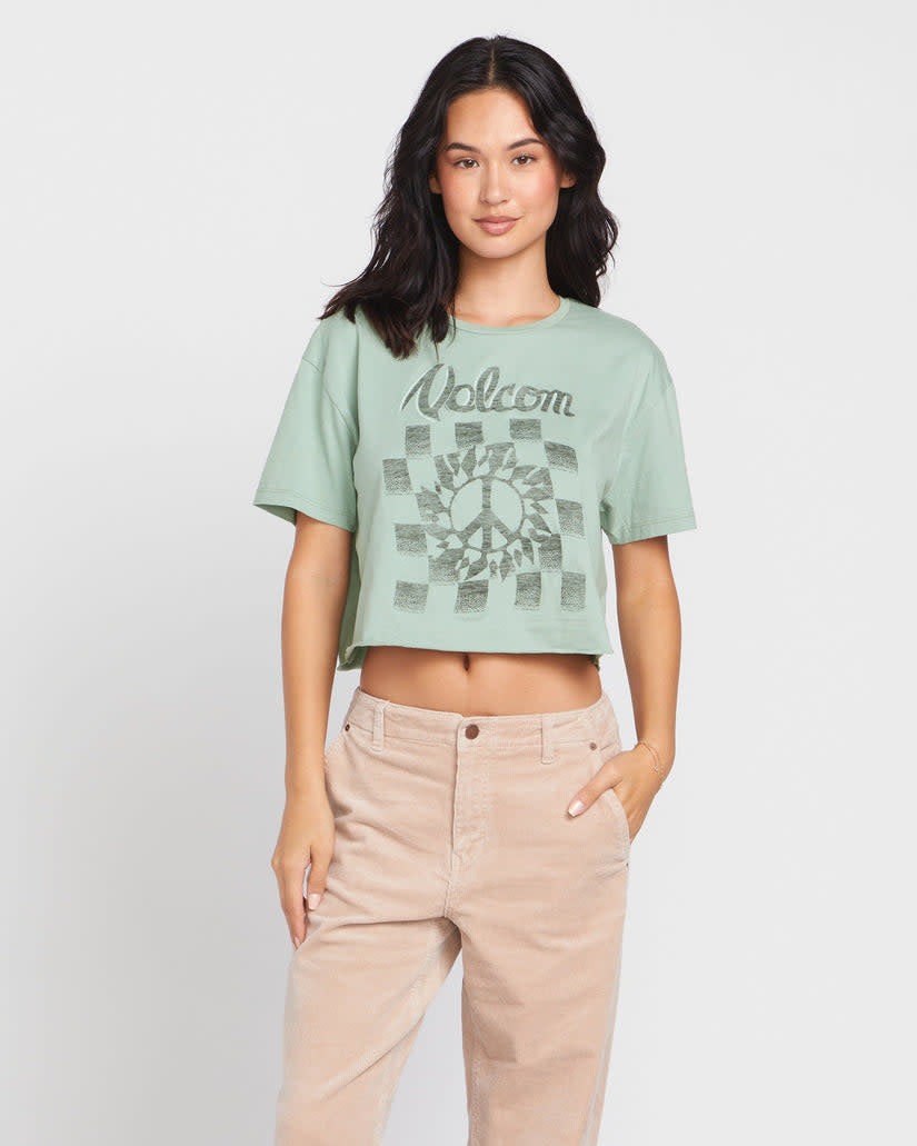Volcom Just A Trim Tee (Women&