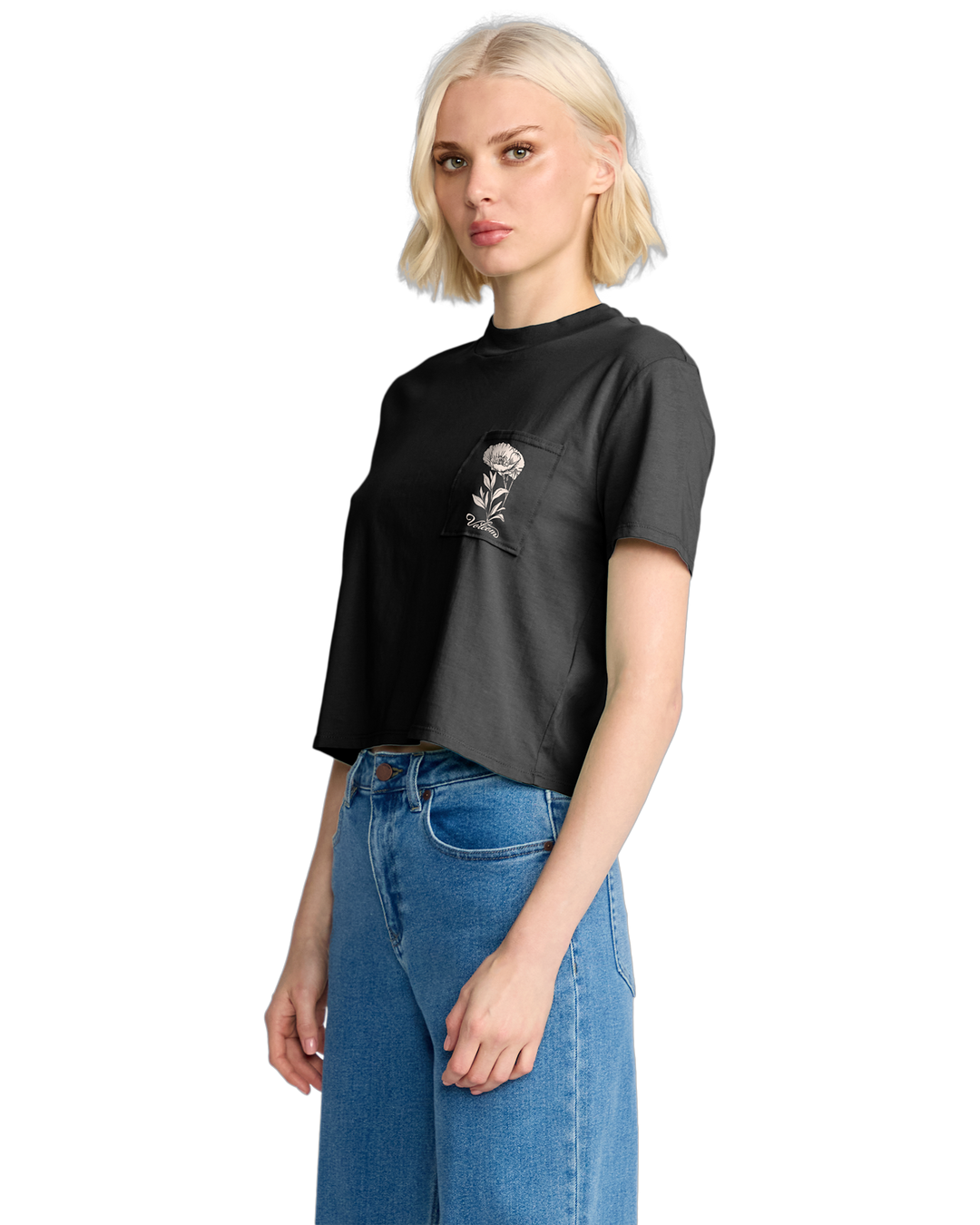 Volcom Pocket Dial Tee (Women&
