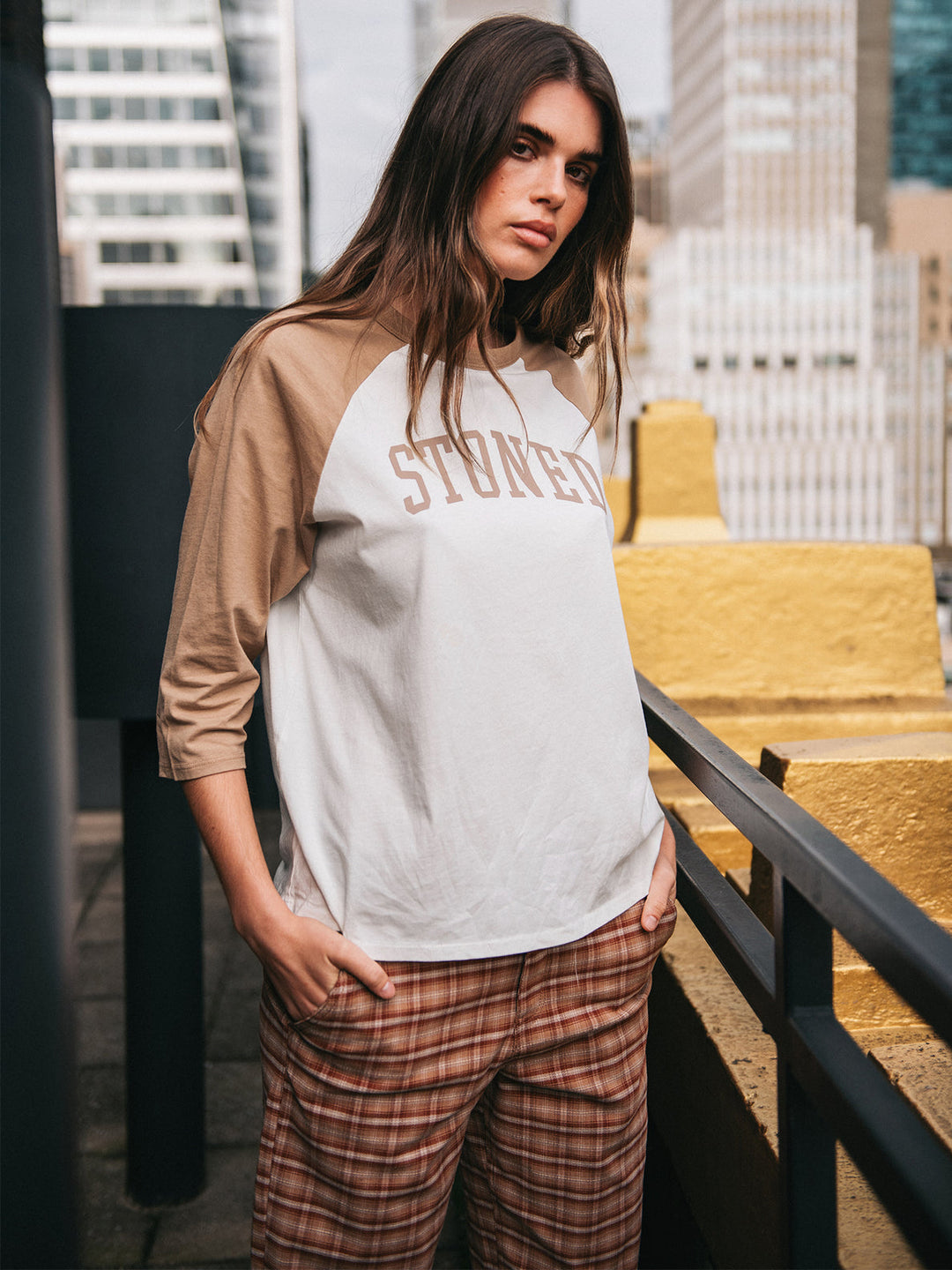 Volcom Pitch It To Me Long Sleeve Tee (Women&