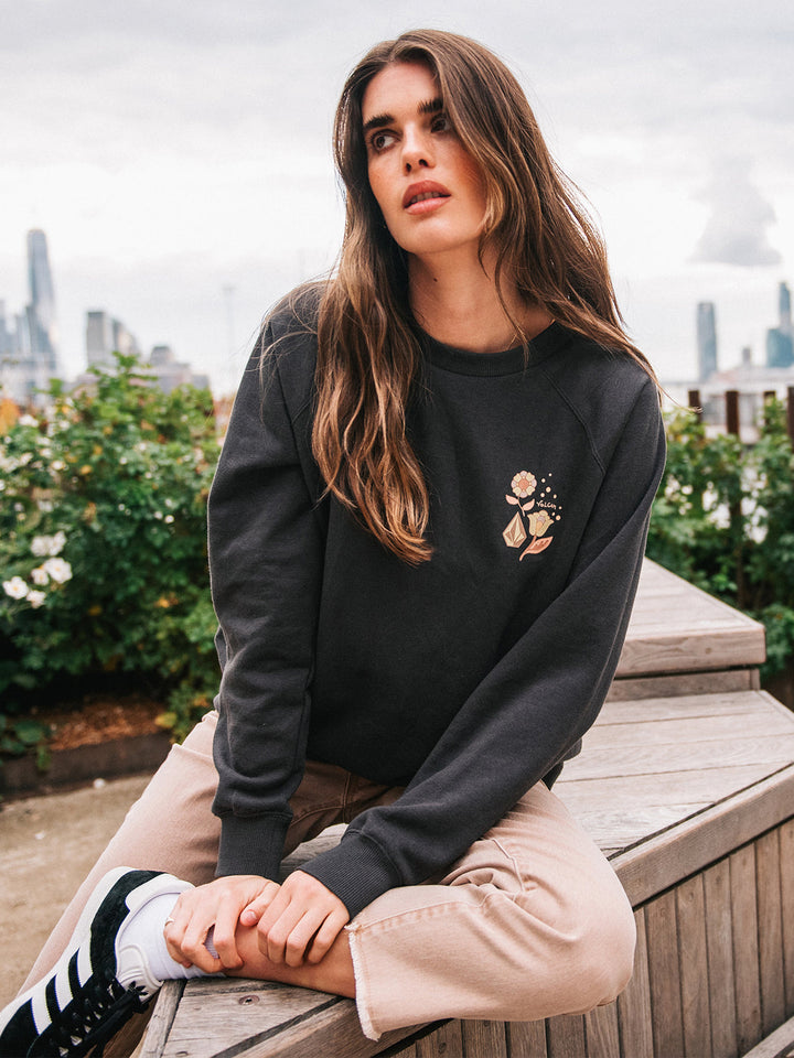 Volcom Sun Keep Magic Bf Crew (Women&