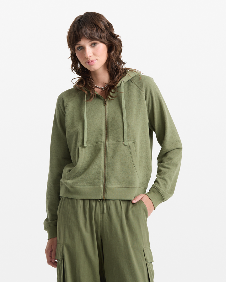 Volcom Lived In Fleece Zip (Women&