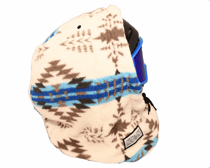 MDXONE Over The Helmet Balaclava Soft Plush (Youth) | Off White/Blue