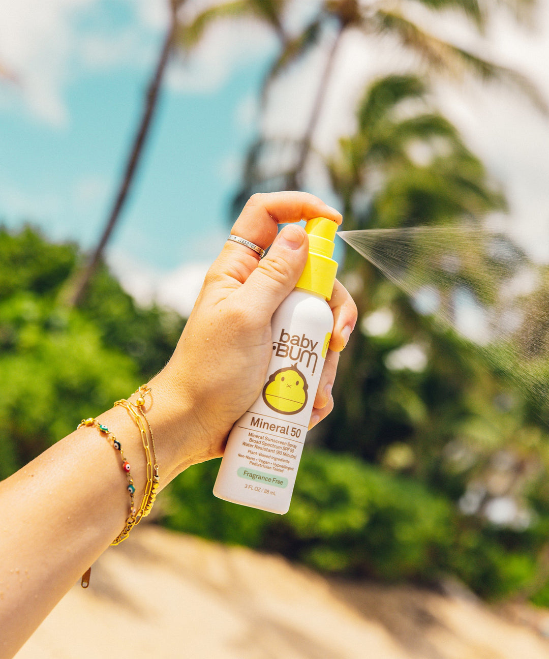 Sun Bum Baby Bum Spf 50 Mineral Sunscreen Spray Fragrance Free