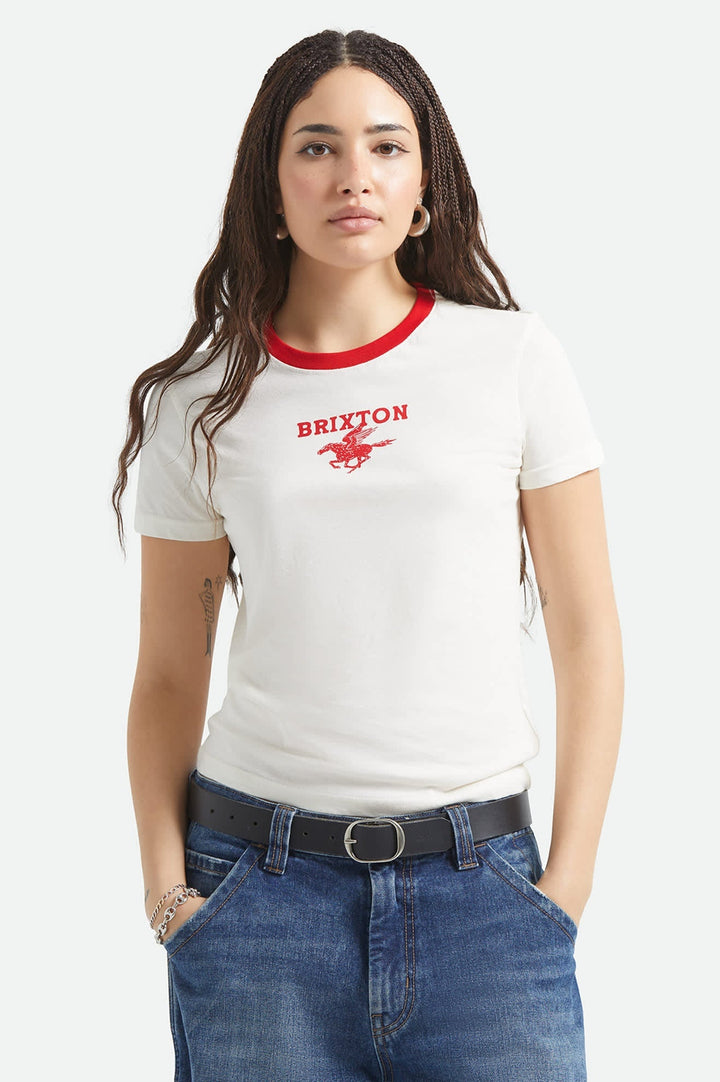 Brixton Pegasus Slim Crew Tee (Women&
