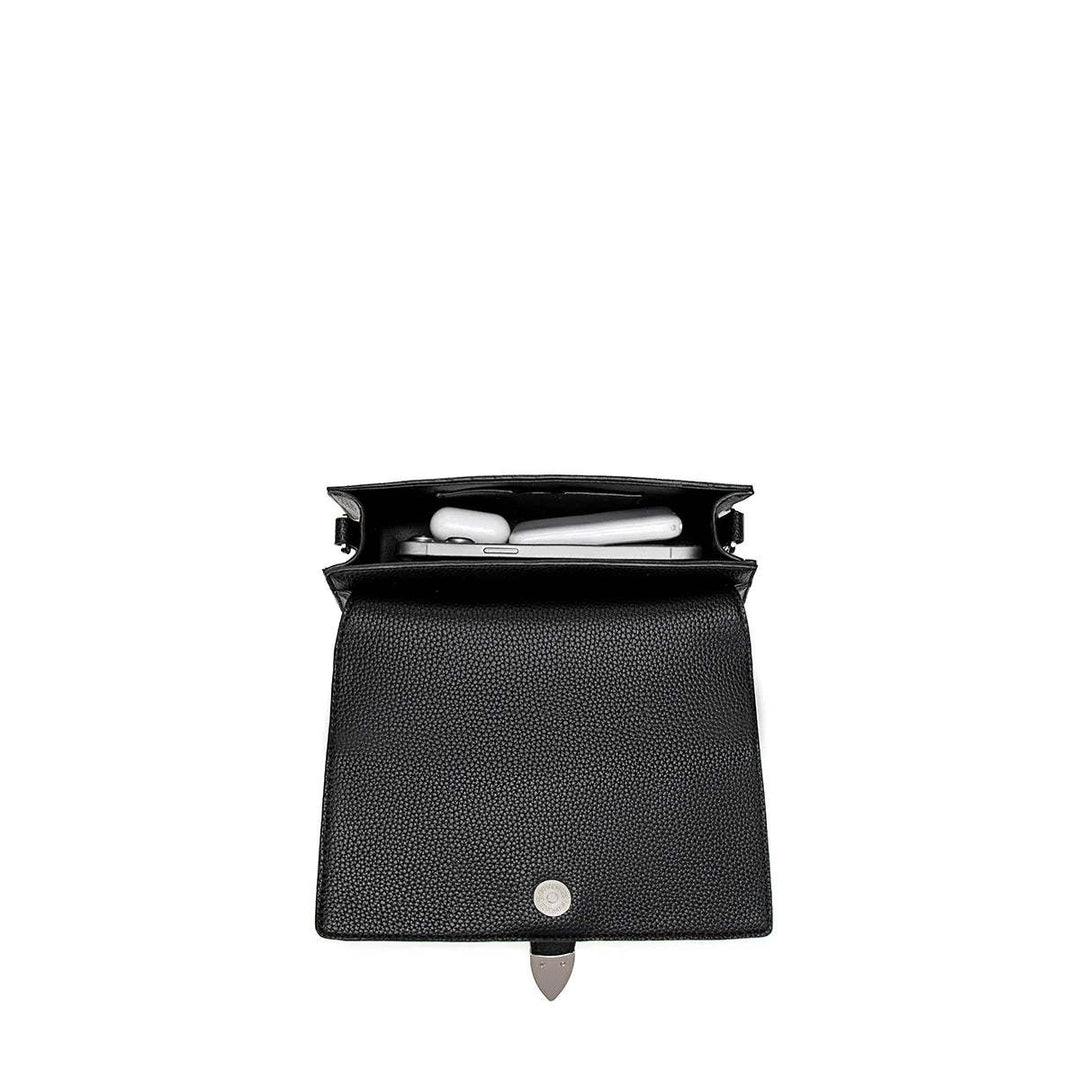Pixie Mood Beau Crossbody | Black Pebbled