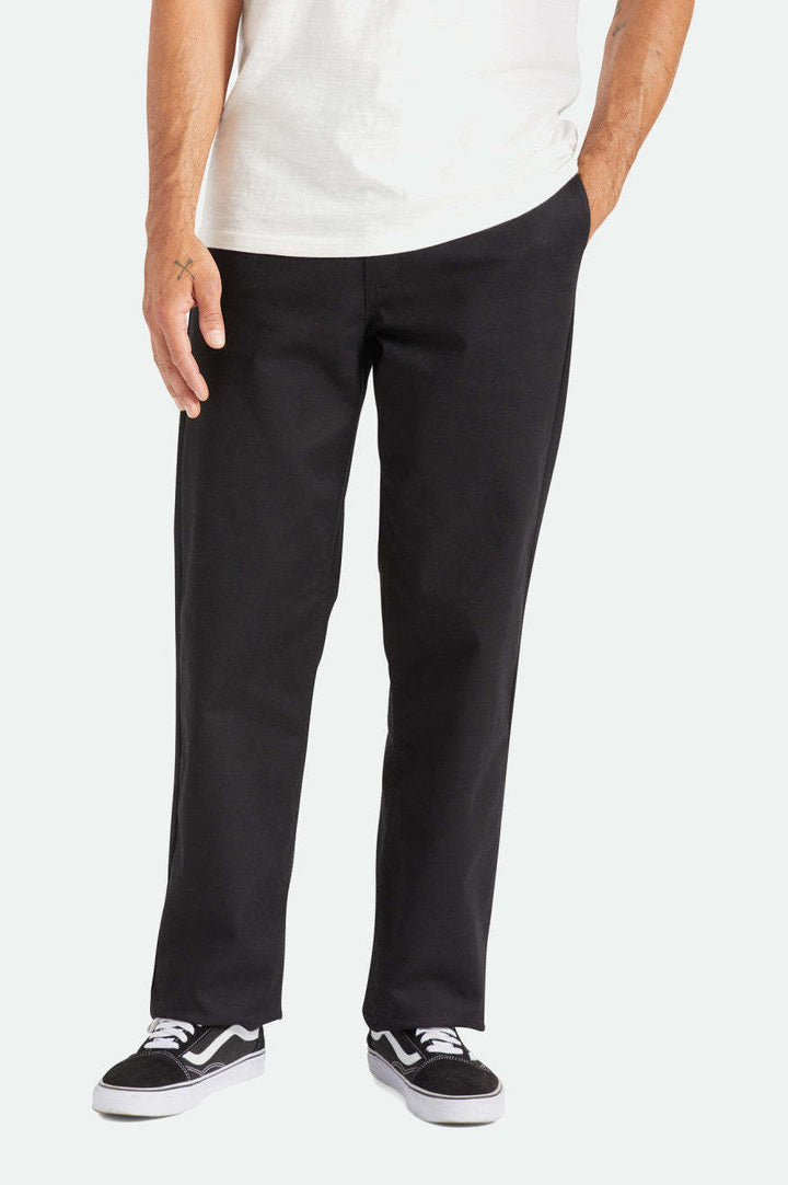 Brixton Choice Chino Relaxed Pant (Mens) | Black