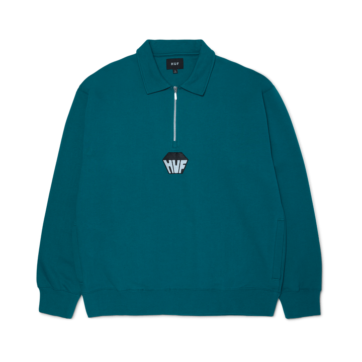 HUF Big Block 1/4 Zip French Terry (Men&