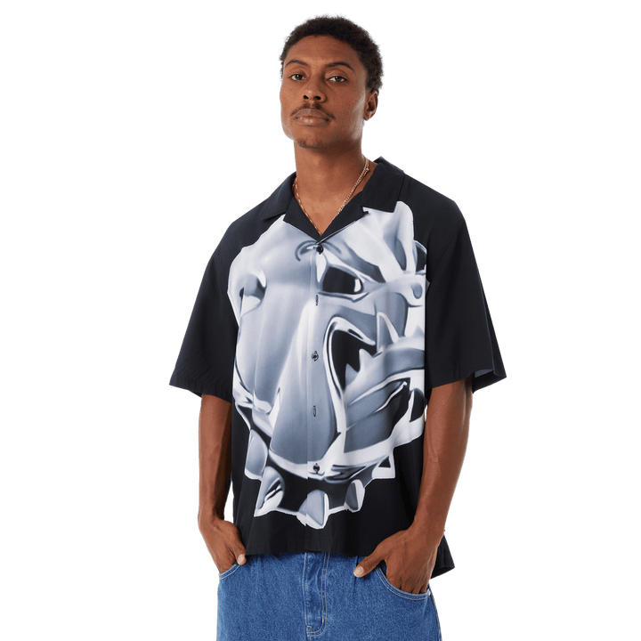 HUF Big Dawg Short Sleeve Resort Shirt (Men&