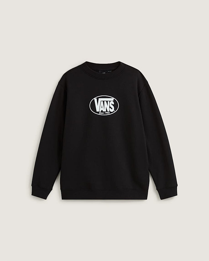 Vans Classic Oval Crew (Youth) | Black