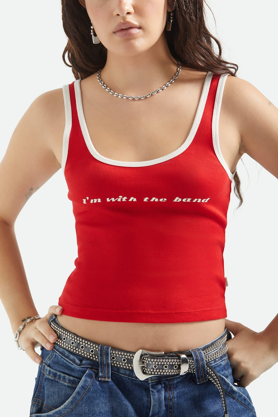 Brixton Im With The Band Ringer Tank (Women&