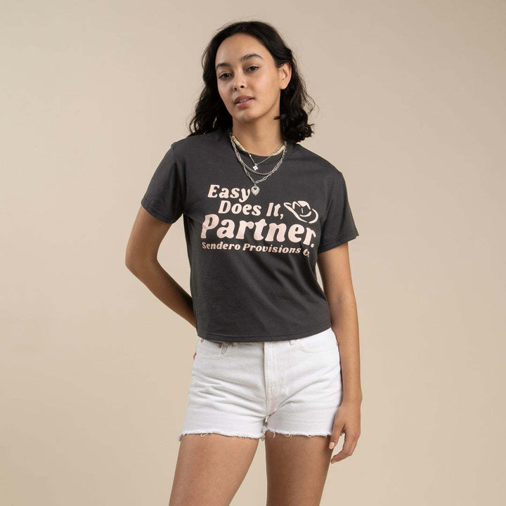 Sendero Easy Does It Crop Tee (Women&