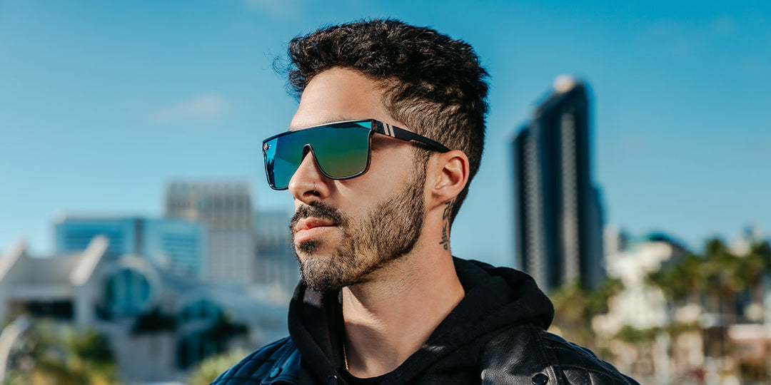 Blenders Sci-Fi Night City | Blue Rainbow Polarized