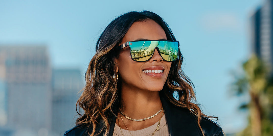 Blenders Sci-Fi Night City | Blue Rainbow Polarized