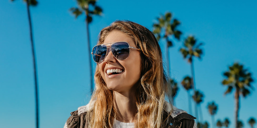 Blenders Shadow Matte Gold | Blue Grad Polarized