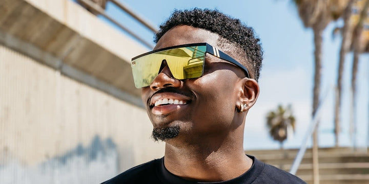 Blenders Providence Dx Black/Gold | Gold Yellow Polarized