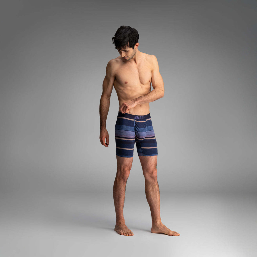 Bn3Th Classic Icon Boxer Brief Print | Thick Stripe-Navy