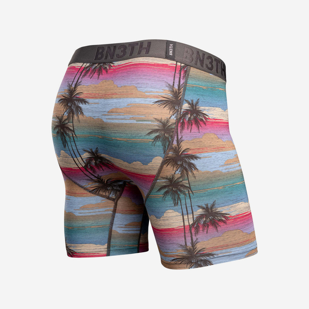 Bn3Th Classic Icon Boxer Brief Print | Palm Tree Horizon-Heather