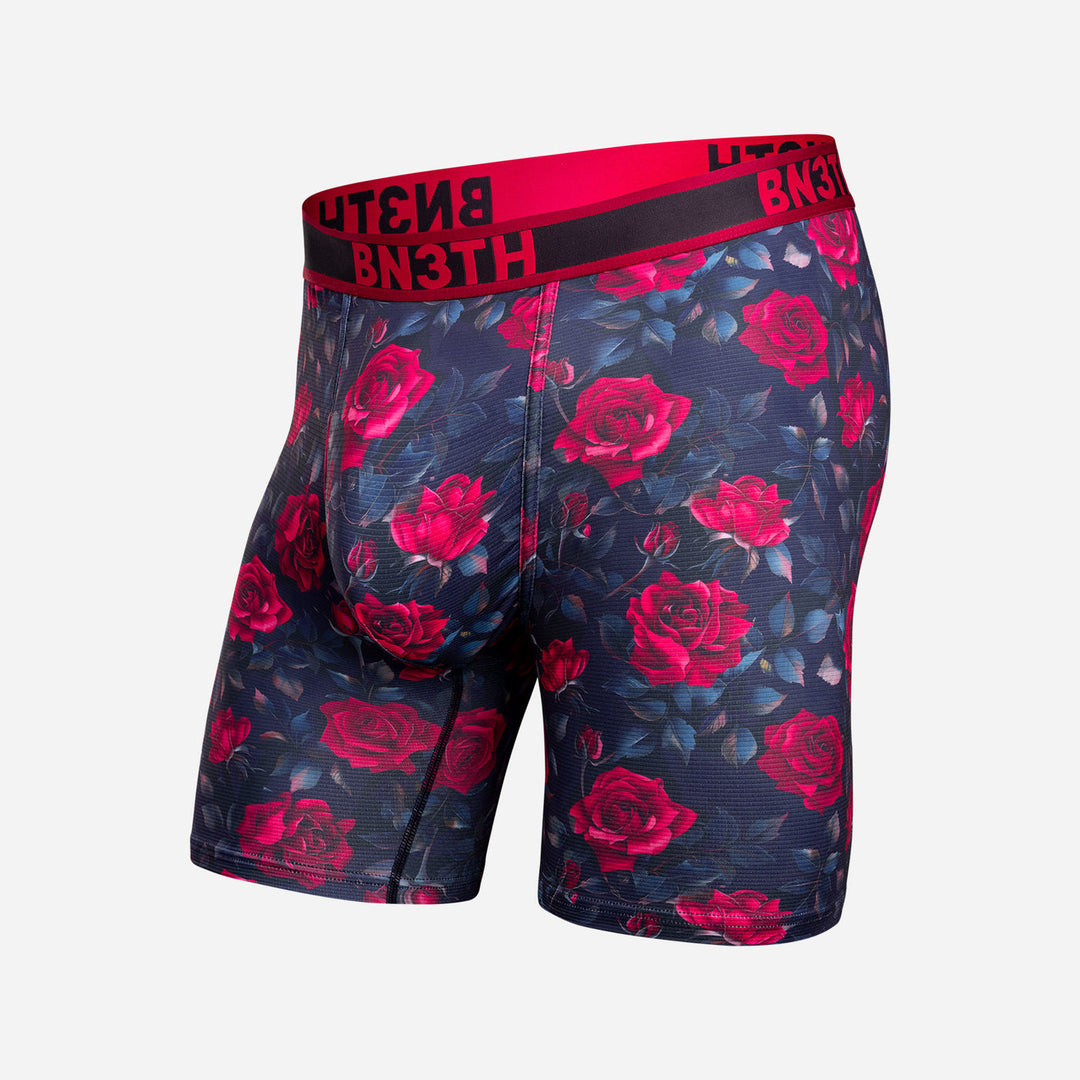 Bn3Th Flex Max Boxer Brief | Roses-Dark Navy