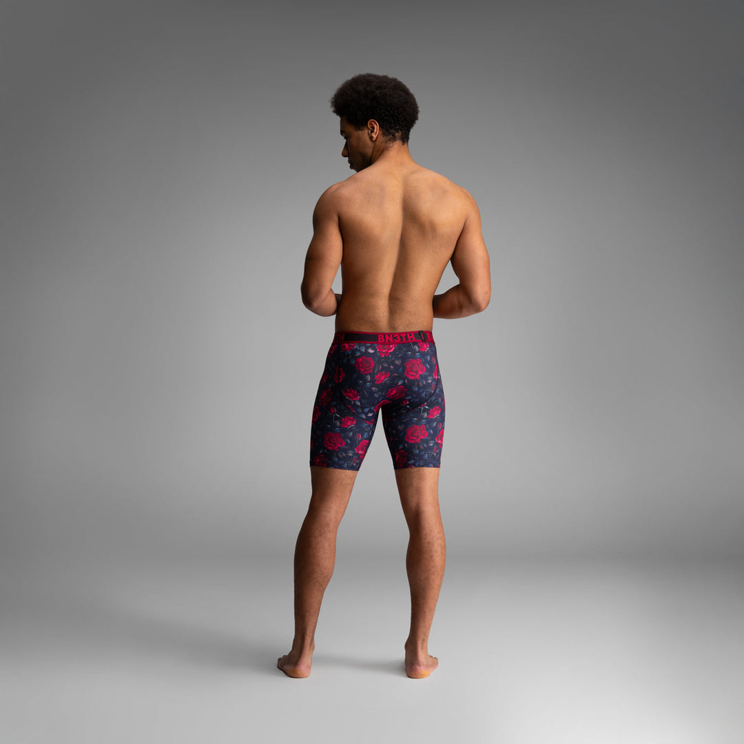 Bn3Th Flex Max Boxer Brief | Roses-Dark Navy