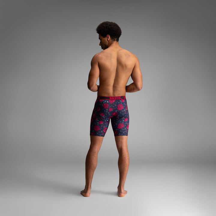 Bn3Th Flex Max Boxer Brief | Roses-Dark Navy