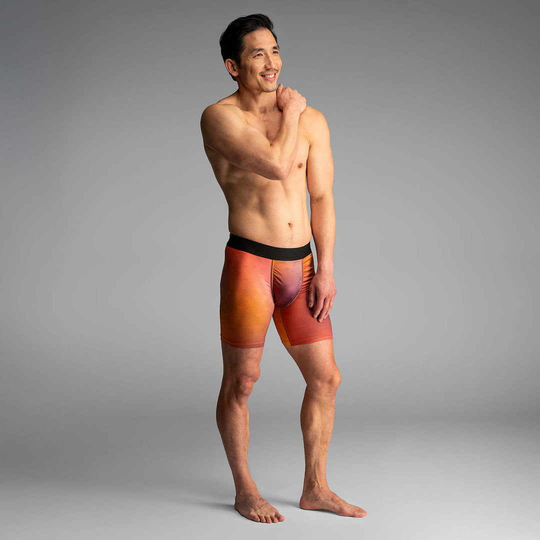 Bn3Th Pro Agua X Boxer Brief Print | Ombre Palm Tree
