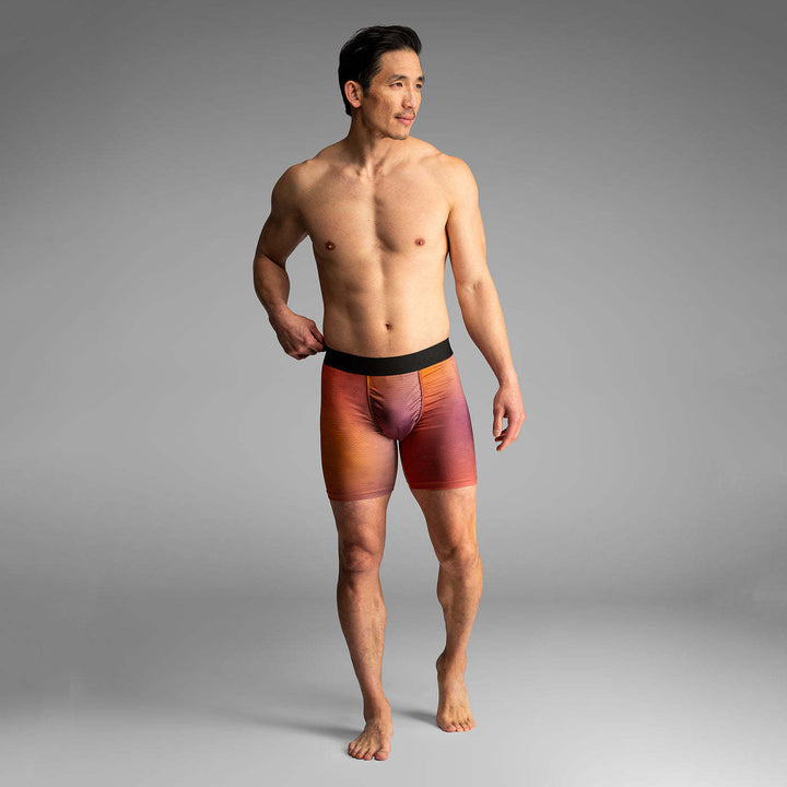 Bn3Th Pro Agua X Boxer Brief Print | Ombre Palm Tree