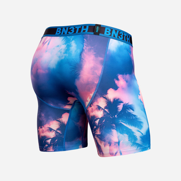 Bn3Th Flex Max Boxer Brief | Smokey Palms-Blue Lolite