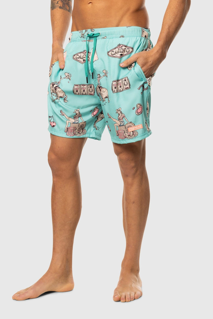 TEAMLTD Swim Short (Mens) | Teal Cowboy Casino