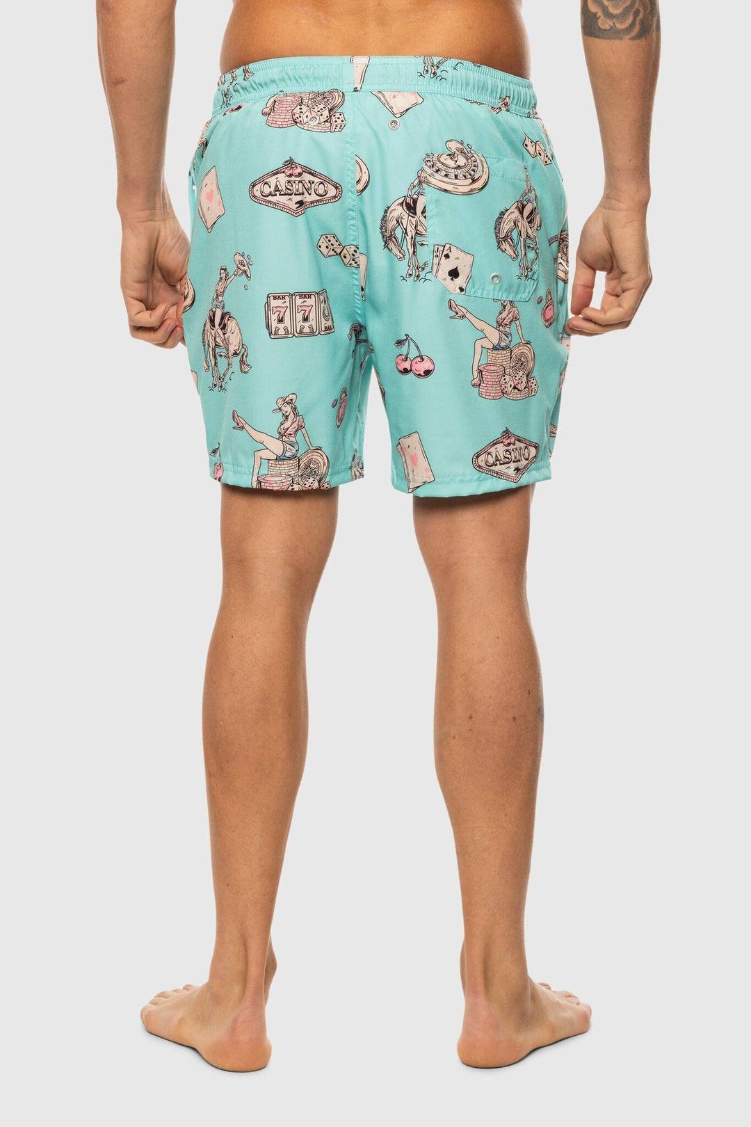 TEAMLTD Swim Short (Mens) | Teal Cowboy Casino