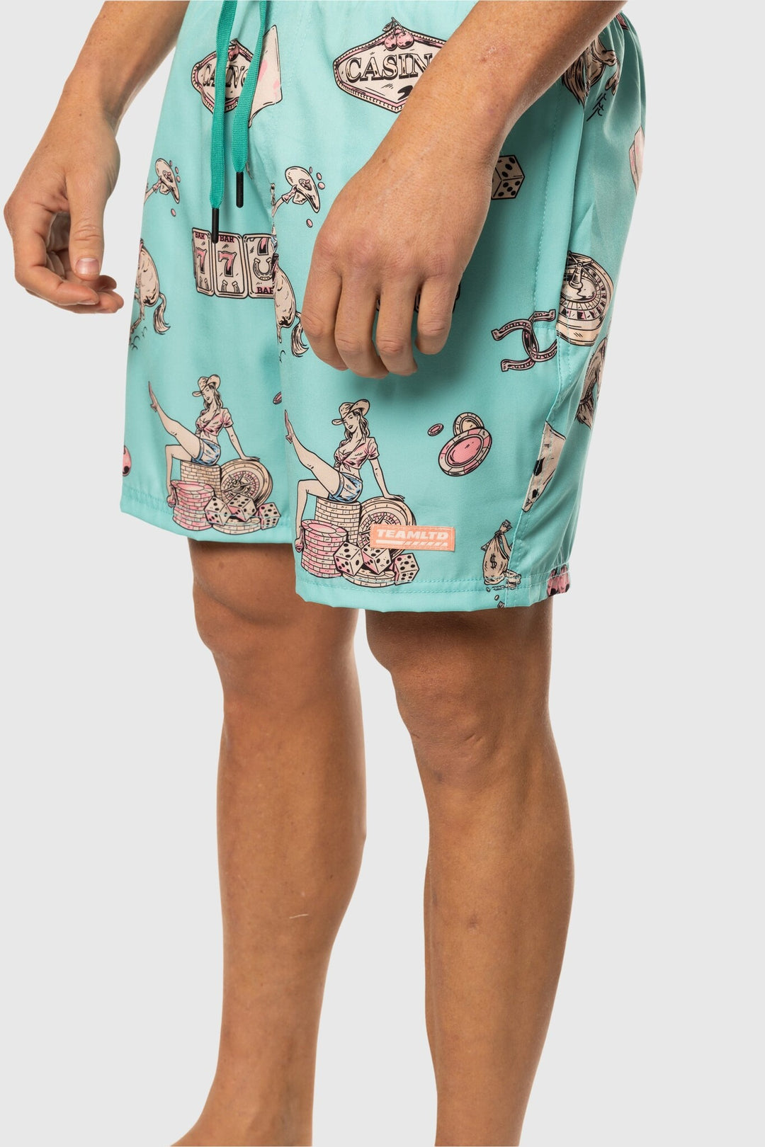TEAMLTD Swim Short (Mens) | Teal Cowboy Casino