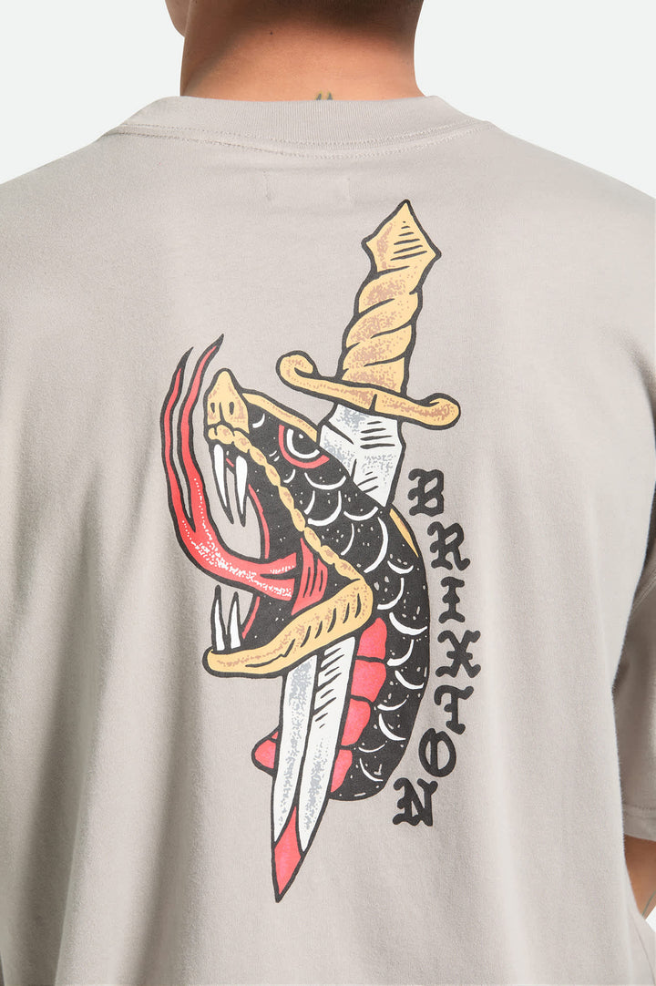 Brixton Sword Short Sleeve Boxed Crop Tee (Men&