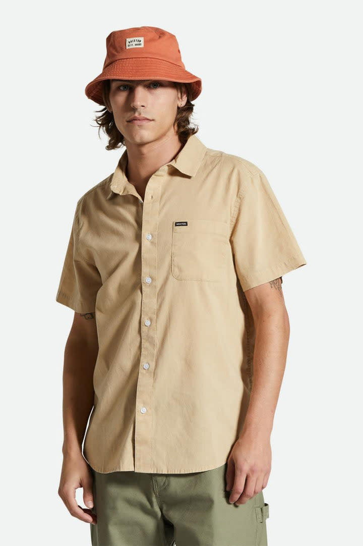 Brixton Charter Sol Wash Short Sleeve Woven (Men&