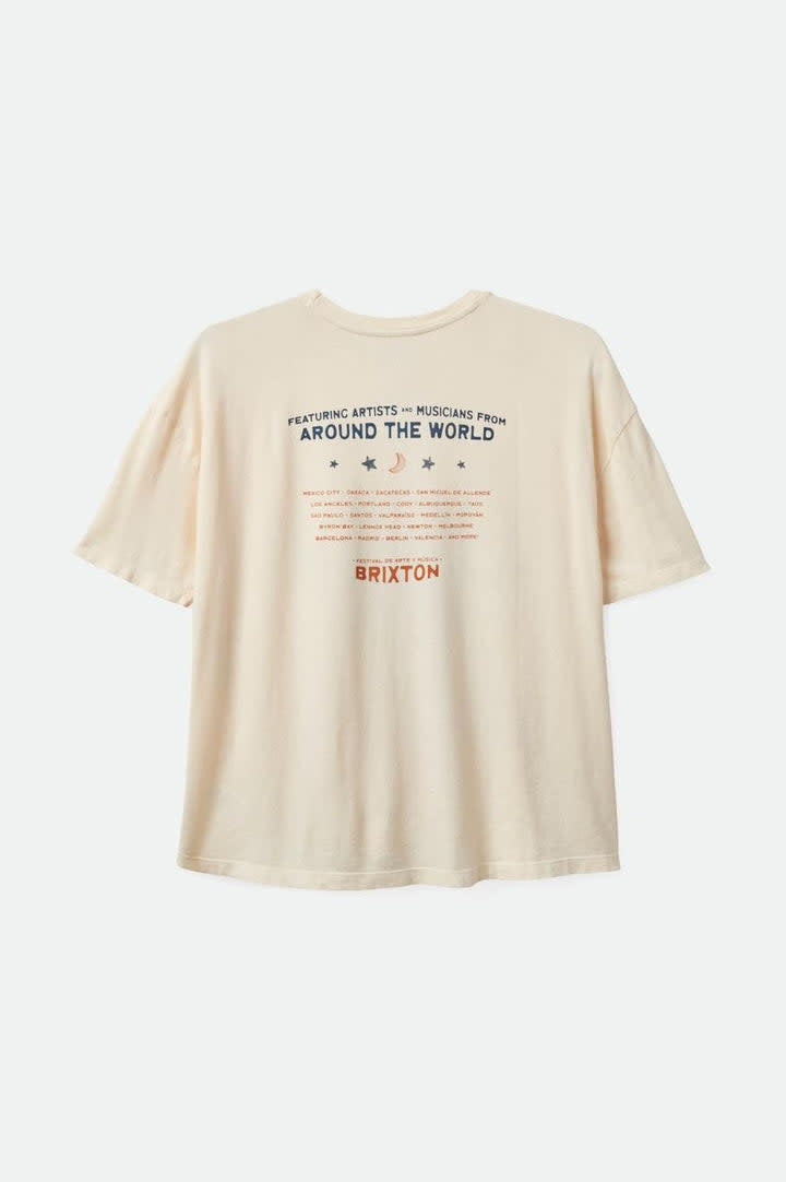 Brixton El Festival Oversized Boyfriend Tee (Women&