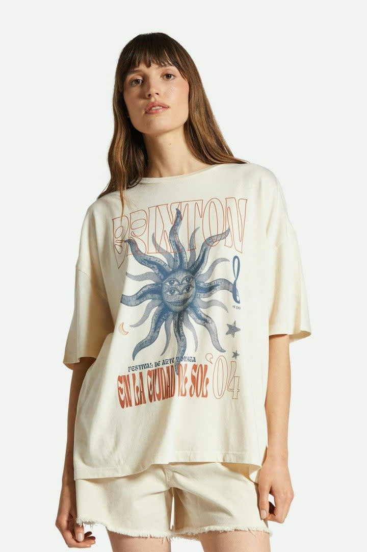 Brixton El Festival Oversized Boyfriend Tee (Women&