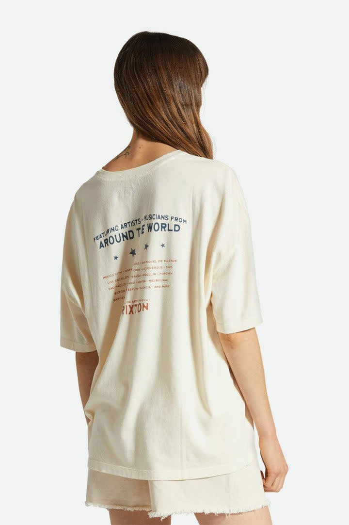 Brixton El Festival Oversized Boyfriend Tee (Women&