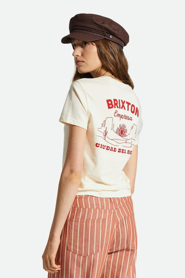 Brixton Empresa Fitted Crew Tee (Women&