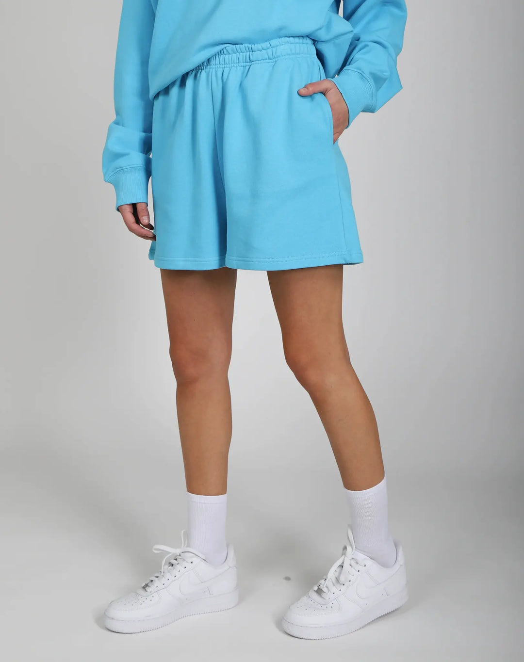 Brunette Best Friend Shorty | Mediterranean Blue