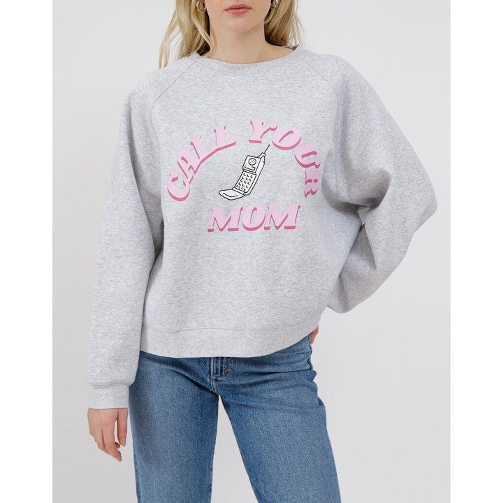 Brunette Call Your Mom Crew (Women&