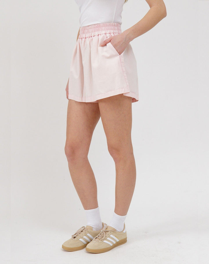Brunette Chambray Short | Pink