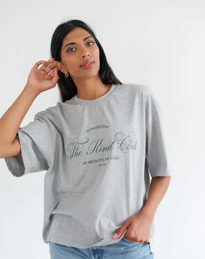 Brunette Kind Club Boxy Tee (Women&