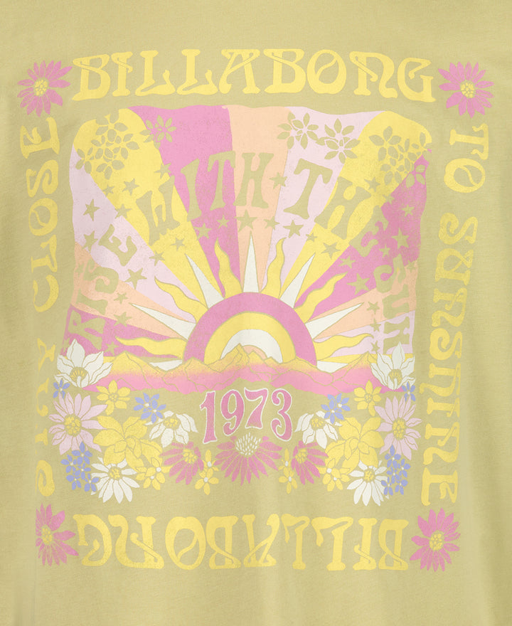 Billabong Sunshine Oversized T-Shirt (Youth) | Sage Green