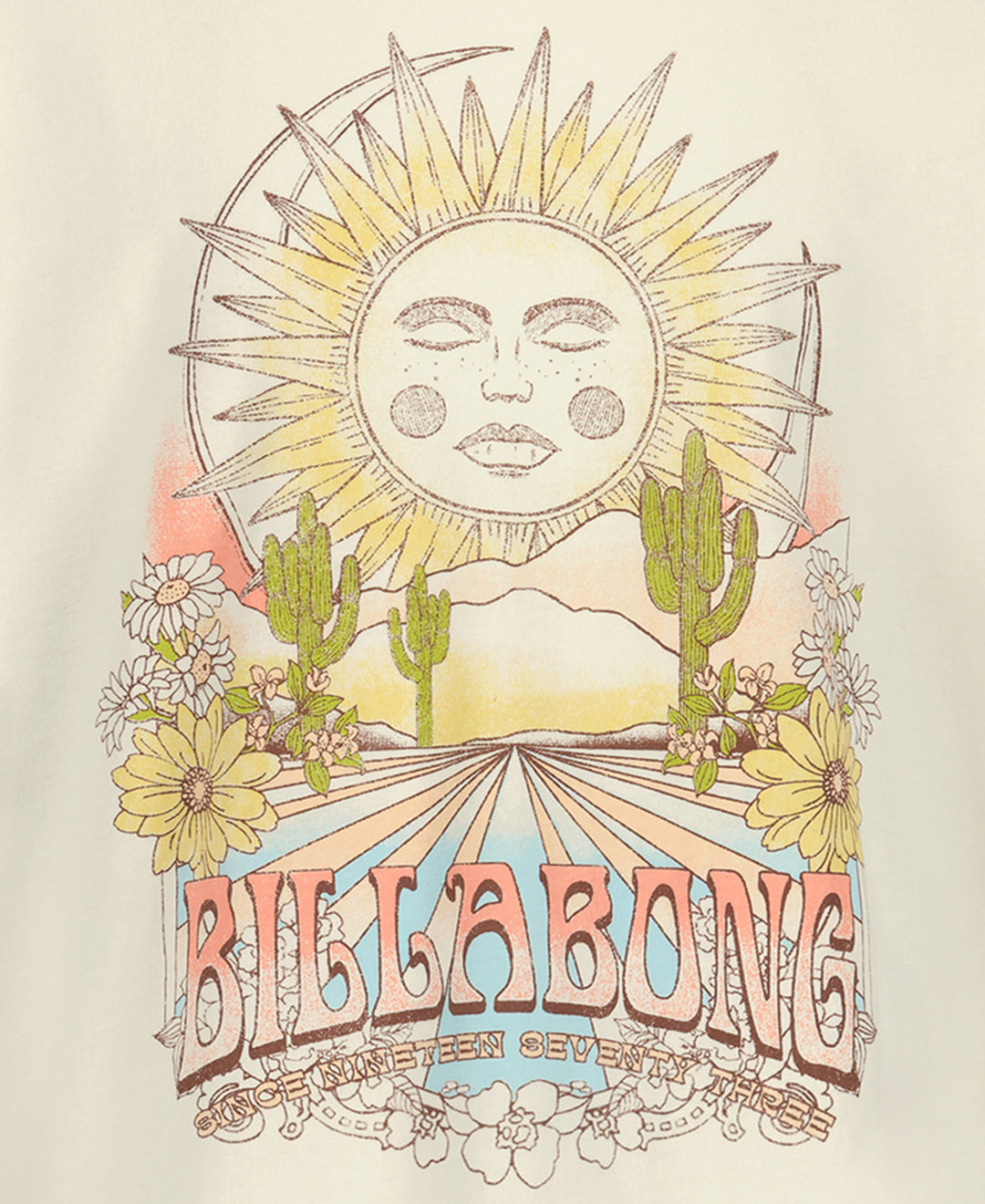 Billabong Sunsets Oversized T-Shirt (Youth) | Salt Crystal