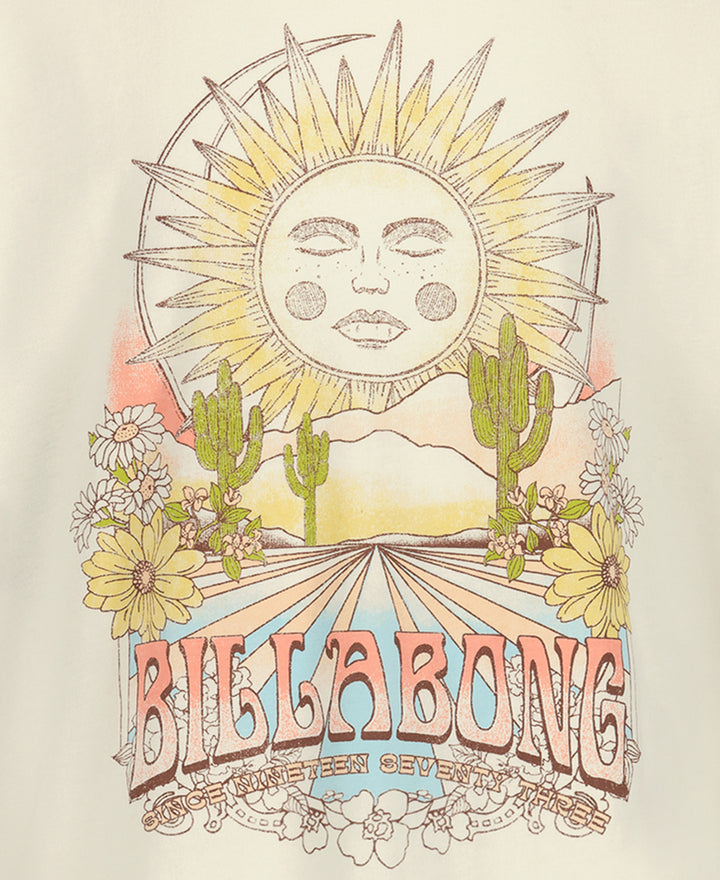 Billabong Sunsets Oversized T-Shirt (Youth) | Salt Crystal