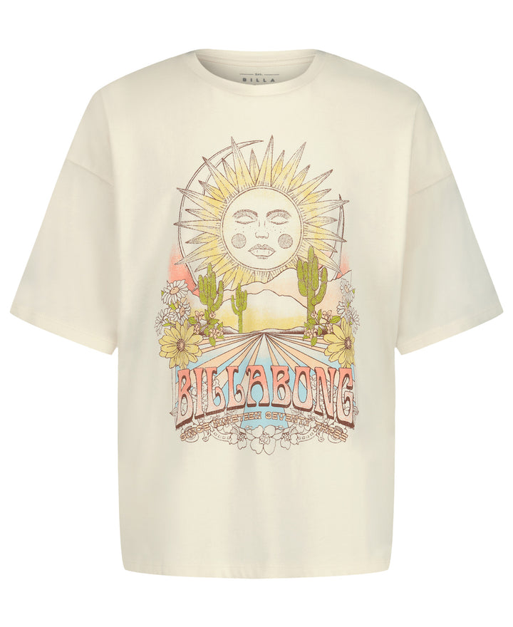 Billabong Sunsets Oversized T-Shirt (Youth) | Salt Crystal