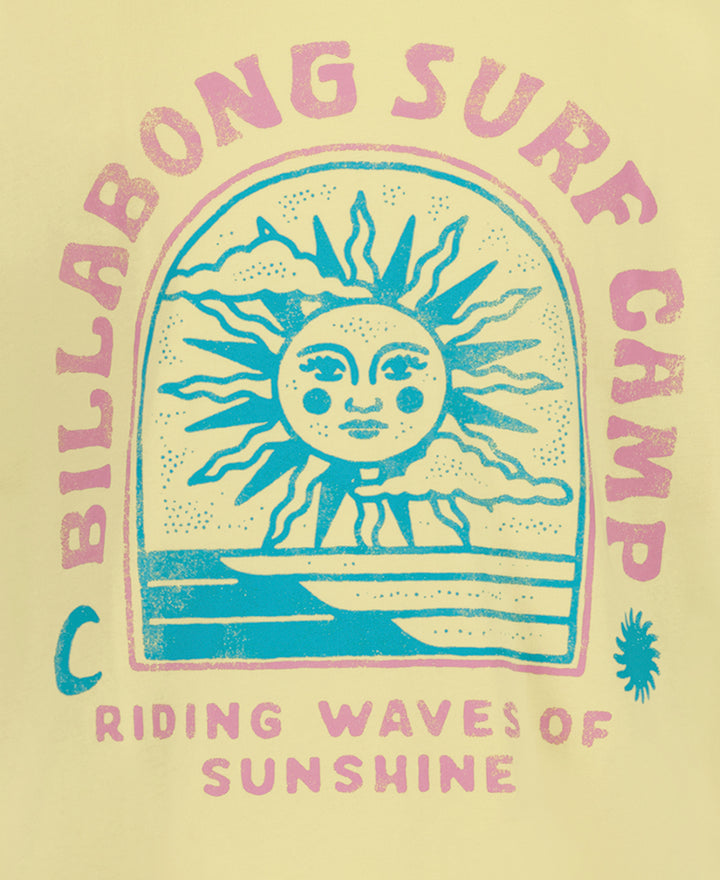 Billabong Camp Oversized T-Shirt (Youth) | Lemon Grass