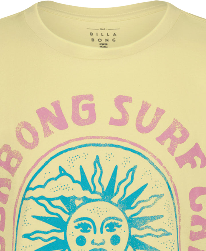 Billabong Camp Oversized T-Shirt (Youth) | Lemon Grass